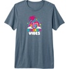 image:imageTrolls  Rainbow Vibes Premium TriBlend TShirtSlate Grey