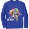 image:imageTrolls All up in Hair Long Sleeve TShirtRoyal Blue