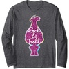 image:imageTrolls Rock amp Troll Sparkle Long Sleeve TShirtDark Heather Grey