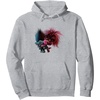 image:imageTrolls World Tour  Branch amp Poppy Pullover HoodieHeather Grey