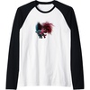 image:imageTrolls World Tour  Branch amp Poppy Raglan Baseball TeeBlackWhite