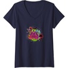 image:imageWomens Trolls World Tour  RockO Queens VNeck TShirtNavy Blue