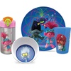 image:imageZak Designs Dreamworks Trolls 2 Movie Poppy Branch Kids BPAFree Dinnerware Set Includes Plate Bowl Tumbler and Water Bottle Made of Durable Material and Perfect for Kids 4 Piece Set TROU2870Trolls