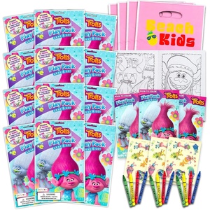 image:imageBendon Set of 15 Trolls Play Packs Fun Party Favors Coloring Book Crayons Stickers