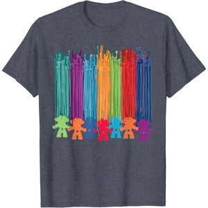 image:imageClassic Trolls Painted Hair Trolls TShirt TShirtHeather Blue
