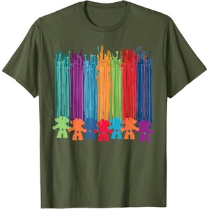 image:imageClassic Trolls Painted Hair Trolls TShirt TShirtOlive Green