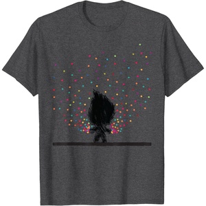 image:imageClassic Trolls Polka Dot TShirt TShirtDark Heather Grey