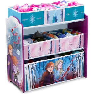 image:imageDelta Children Design and Store 6 Bin Toy Storage Organizer Trolls World TourDisney Frozen II