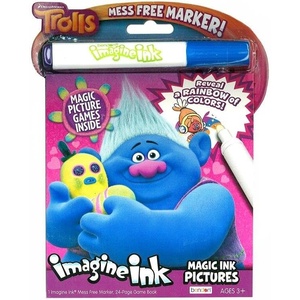 image:imageDreamWorks Trolls 24Page Imagine Ink Magic Ink Pictures Bendon 687071 Count Pack of 1