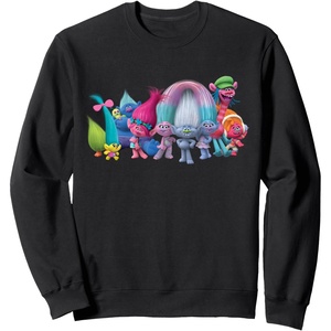 image:imageDreamWorks Trolls All Troll Friends SweatshirtBlack