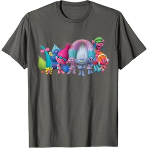 image:imageDreamWorks Trolls All Troll Friends TShirt SmallAsphalt Grey