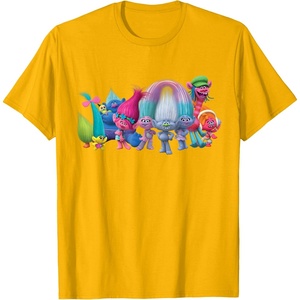 image:imageDreamWorks Trolls All Troll Friends TShirt SmallGolden Yellow