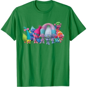 image:imageDreamWorks Trolls All Troll Friends TShirt SmallKelly Green