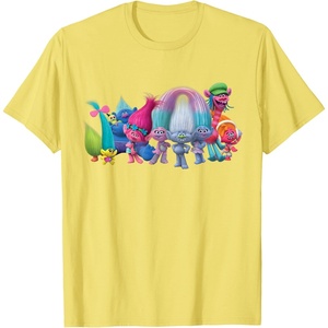 image:imageDreamWorks Trolls All Troll Friends TShirt SmallLemon Yellow