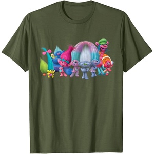 image:imageDreamWorks Trolls All Troll Friends TShirt SmallOlive Green