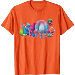 image:imageDreamWorks Trolls All Troll Friends TShirt SmallOrange