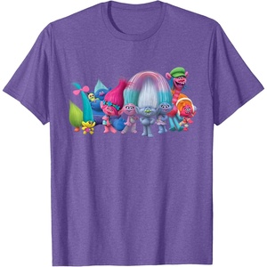 image:imageDreamWorks Trolls All Troll Friends TShirt SmallPurple Heather