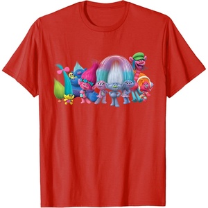 image:imageDreamWorks Trolls All Troll Friends TShirt SmallRed