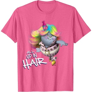 image:imageDreamWorks Trolls All up in Hair TShirtPink Heather