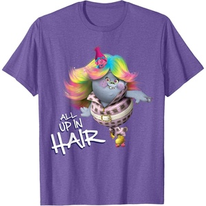 image:imageDreamWorks Trolls All up in Hair TShirtPurple Heather