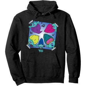 image:imageDreamWorks Trolls Band Together BroZone Album Cover Pullover HoodieBlack