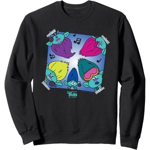 image:imageDreamWorks Trolls Band Together BroZone Album Cover SweatshirtBlack