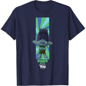 image:imageDreamWorks Trolls Band Together BroZone Branch TShirtNavy Blue