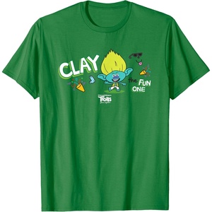 image:imageDreamWorks Trolls Band Together BroZone Clay TShirtKelly Green