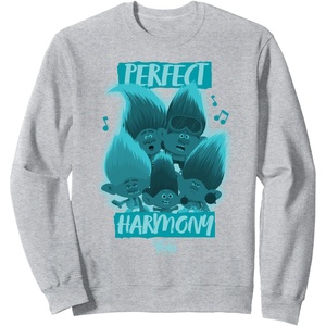 image:imageDreamWorks Trolls Band Together BroZone Perfect Harmony SweatshirtHeather Grey
