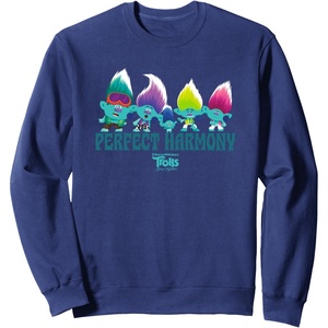 image:imageDreamWorks Trolls Band Together BroZone Perfect Harmony SweatshirtNavy Blue