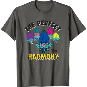 image:imageDreamWorks Trolls Band Together BroZone Perfect Harmony TShirtAsphalt Grey