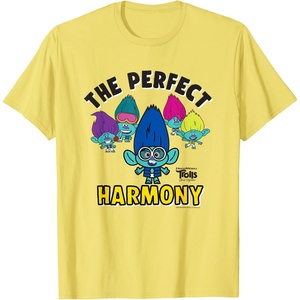 image:imageDreamWorks Trolls Band Together BroZone Perfect Harmony TShirtLemon Yellow