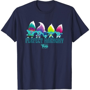 image:imageDreamWorks Trolls Band Together BroZone Perfect Harmony TShirtNavy Blue