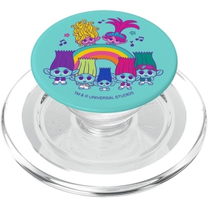image:imageDreamWorks Trolls Band Together BroZone Poppy Viva Rainbow PopSockets Adhesive PopGripMagnetic PopGrip