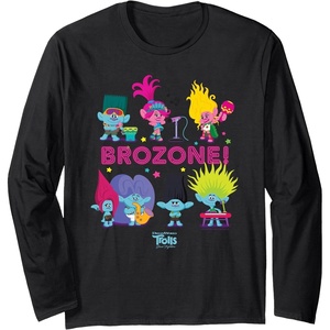 image:imageDreamWorks Trolls Band Together BroZone Poppy and Viva Long Sleeve TShirtBlack