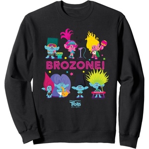 image:imageDreamWorks Trolls Band Together BroZone Poppy and Viva SweatshirtBlack