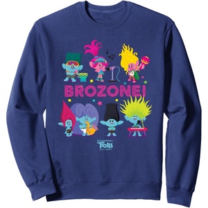 image:imageDreamWorks Trolls Band Together BroZone Poppy and Viva SweatshirtNavy Blue