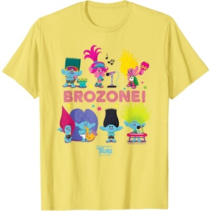 image:imageDreamWorks Trolls Band Together BroZone Poppy and Viva TShirtLemon Yellow