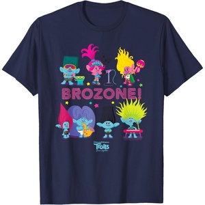 image:imageDreamWorks Trolls Band Together BroZone Poppy and Viva TShirtNavy Blue