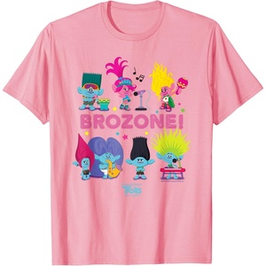 image:imageDreamWorks Trolls Band Together BroZone Poppy and Viva TShirtPink