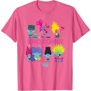 image:imageDreamWorks Trolls Band Together BroZone Poppy and Viva TShirtPink Heather