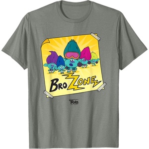 image:imageDreamWorks Trolls Band Together BroZone Poster TShirtOlive Heather