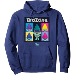 image:imageDreamWorks Trolls Band Together BroZone Pullover HoodieNavy Blue