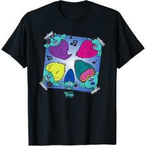 image:imageDreamWorks Trolls Band Together BroZone album cover TShirtBlack