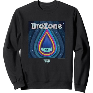 image:imageDreamWorks Trolls Band Together Brozone Baby Branch SweatshirtBlack