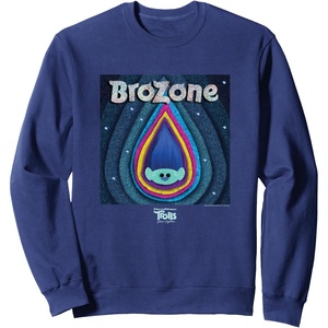 image:imageDreamWorks Trolls Band Together Brozone Baby Branch SweatshirtNavy Blue