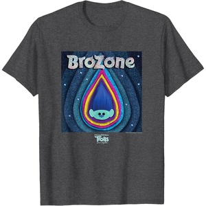 image:imageDreamWorks Trolls Band Together Brozone Baby Branch TShirtDark Heather Grey