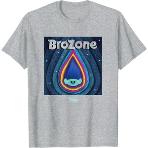image:imageDreamWorks Trolls Band Together Brozone Baby Branch TShirtHeather Grey