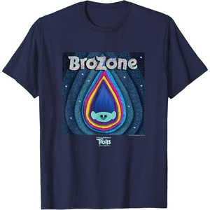 image:imageDreamWorks Trolls Band Together Brozone Baby Branch TShirtNavy Blue