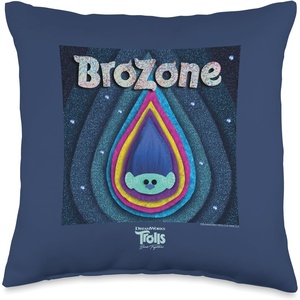 image:imageDreamWorks Trolls Band Together Brozone Baby Branch Throw Pillow16x16